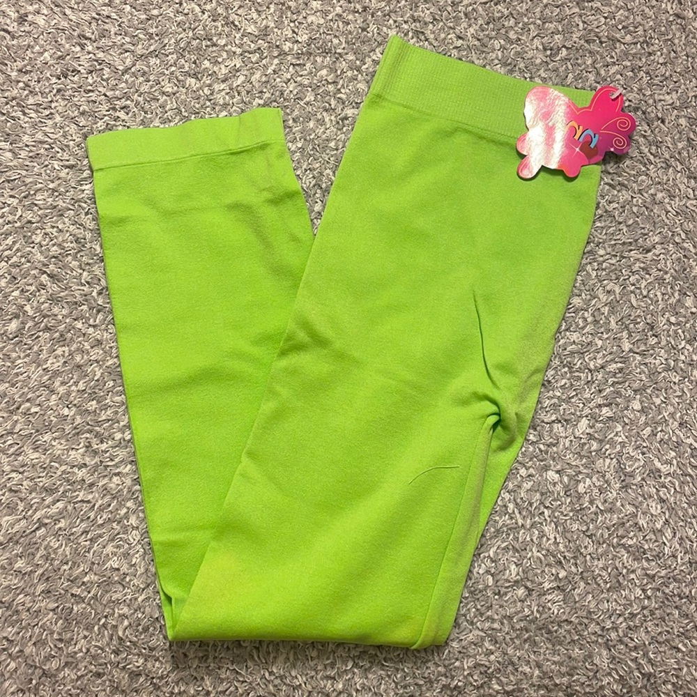 Lime Dance Tights Capris